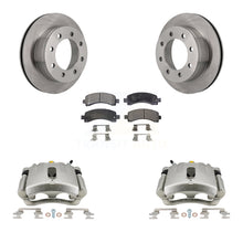 Load image into Gallery viewer, Rear Brake Rotor And Ceramic Pad Kit With Calipers For Chevrolet Express 3500 2500 GMC