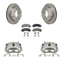 Load image into Gallery viewer, Rear Brake Rotor And Ceramic Pad Kit With Calipers For Chevrolet Express 2500 3500 GMC