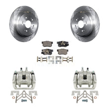 Charger l'image dans la galerie, Rear Disc Brake Rotors And Ceramic Pads Kit With Calipers For Honda CR-V Acura RDX