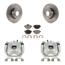 Load image into Gallery viewer, Rear Disc Brake Rotors And Ceramic Pads Kit With Calipers For BMW X3 X4