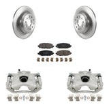 Rear Brake Caliper Rotor And Ceramic Pad Kit For 2018-2021 Jeep Wrangler Rubicon