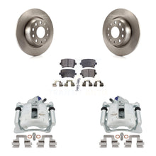 Load image into Gallery viewer, Rear Disc Brake Rotors And Ceramic Pads Kit With Calipers For Volkswagen Tiguan CC