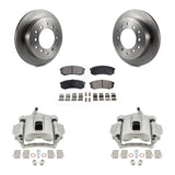 Rear Disc Brake Rotors And Ceramic Pad Kit With Calipers For Toyota 4Runner FJ Cruiser