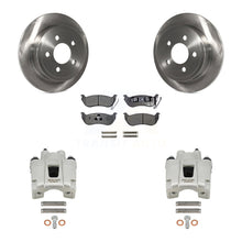 Load image into Gallery viewer, Rear Disc Brake Rotors And Ceramic Pads Kit With Calipers For Jeep Liberty Wrangler TJ