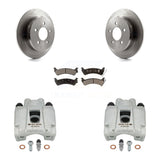 Rear Brake Rotors & Ceramic Pad Kit With Calipers For 2001 Ford Explorer From 01 02