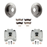 Rear Brake Rotor & Ceramic Pad Kit With Calipers For Mercury Mountaineer From 01 02