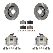 Load image into Gallery viewer, Rear Disc Brake Rotors And Ceramic Pads Kit With Calipers For Volkswagen Jetta