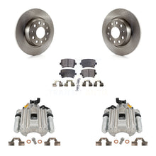 Load image into Gallery viewer, Rear Disc Brake Caliper Rotors And Ceramic Pads Kit For Volkswagen Jetta