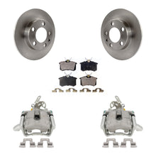 Load image into Gallery viewer, Rear Disc Brake Rotors And Ceramic Pads Kit With Calipers For Volkswagen Jetta