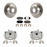 Rear Disc Brake Caliper Rotor And Ceramic Pad Kit For Kia Sorento Hyundai Santa Fe Sport KC8-100224T