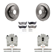Charger l'image dans la galerie, Rear Brake Rotor &amp; Ceramic Pad Kit With Calipers For Ford Crown Victoria Mercury Grand