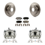 Rear Disc Brake Caliper Rotors And Ceramic Pads Kit For Hyundai Tucson Kia Sportage KC8-100240T