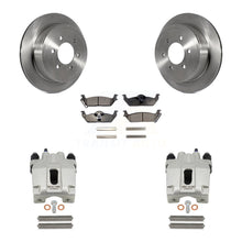 Charger l'image dans la galerie, Rear Disc Brake Rotor And Ceramic Pad Kit With Calipers For Ford F-150 Lincoln Mark LT