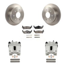 Load image into Gallery viewer, Rear Disc Brake Rotor And Ceramic Pad Kit With Calipers For Ford F-150 Lincoln Mark LT