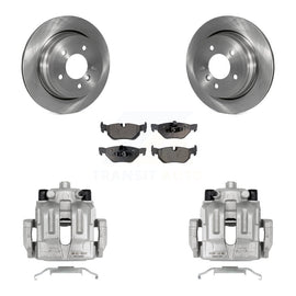 Rear Disc Brake Rotor Ceramic Pad Kit With Calipers For BMW 328i xDrive X1 328xi 325xi