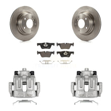 Load image into Gallery viewer, Rear Disc Brake Caliper Rotors And Ceramic Pads Kit For 2012 BMW 328i 2.0L