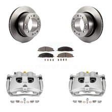 Load image into Gallery viewer, Rear Disc Brake Rotors And Ceramic Pads Kit With Calipers For Ram 2500 3500 Dodge