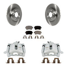 Load image into Gallery viewer, Rear Disc Brake Rotors And Ceramic Pads Kit With Calipers For Audi Q5 A4 Quattro A5