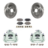 Rear Disc Brake Caliper Rotors And Ceramic Pads Kit For Ram C/V