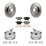 Rear Brake Rotors Ceramic Pad Kit With Calipers For Ford Five Hundred Freestyle Taurus