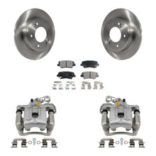 Charger l'image dans la galerie, Rear Disc Brake Rotors And Ceramic Pads Kit With Calipers For Hyundai Elantra Coupe