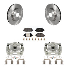 Charger l'image dans la galerie, Front Disc Brake Rotors And Ceramic Pads Kit With Calipers For Honda CR-V