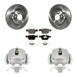 Front Disc Brake Caliper Rotors And Ceramic Pads Kit For BMW 528i xDrive KC8-100385T