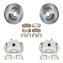 Charger l'image dans la galerie, Front Brake Caliper Rotor &amp; Ceramic Pad Kit For Chevrolet Camaro LT LS with 3.6L