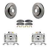 Front Disc Brake Caliper Rotor And Ceramic Pad Kit For Chrysler 300 Dodge Charger Magnum KC8-100402T