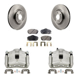 Front Brake Caliper Rotors Ceramic Pad Kit For Hyundai Tucson FUEL CELL EV (FCEV) engine KC8-100412T