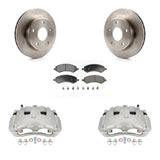 Front Brake Rotor And Ceramic Pad Kit With Calipers For Dodge Dakota Mitsubishi Raider