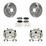 Front Disc Brake Caliper Rotors And Ceramic Pads Kit For Honda Civic Acura RSX KC8-100425T