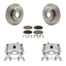 Load image into Gallery viewer, Front Disc Brake Rotors &amp; Ceramic Pad Kit With Calipers For 2007-2010 Acura CSX Type-S