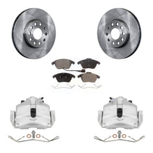 Load image into Gallery viewer, Front Brake Rotors Ceramic Pad Kit With Calipers For Volkswagen Jetta Beetle Rabbit A3