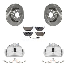 Load image into Gallery viewer, Front Disc Brake Rotors And Ceramic Pads Kit With Calipers For Volkswagen Jetta
