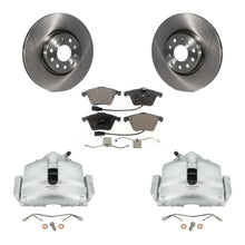 Charger l'image dans la galerie, Front Disc Brake Rotor And Ceramic Pad Kit With Calipers For 2010 Volkswagen CC Passat
