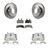 Front Brake Caliper Rotor Ceramic Pad Kit For Chevrolet Tahoe 4WD with 5.3L/4.8L