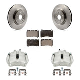 Front Brake Caliper Rotor & Ceramic Pad Kit For Buick Regal With Brembo Calipers