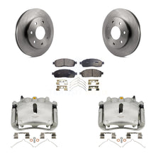 Charger l'image dans la galerie, Front Brake Rotor And Ceramic Pad Kit With Calipers For Ford F-150 Lincoln Mark LT 4WD