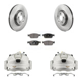 Front Disc Brake Caliper Rotors And Ceramic Pads Kit For Ford Transit Connect KC8-100526T