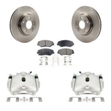 Front Disc Brake Caliper Rotors And Ceramic Pads Kit For Honda Civic Acura ILX KC8-100532T