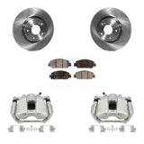Front Disc Brake Caliper Rotors And Ceramic Pads Kit For Honda HR-V Accord KC8-100540T