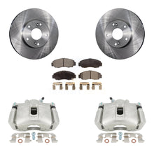 Load image into Gallery viewer, Front Disc Brake Caliper Rotors And Ceramic Pads Kit For Honda Accord
