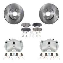 Load image into Gallery viewer, Front Disc Brake Rotors And Ceramic Pads Kit With Calipers For 2003-2011 Honda Element