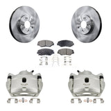 Front Disc Brake Caliper Rotors And Ceramic Pads Kit For Honda Accord KC8-100550T