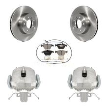Charger l'image dans la galerie, Front Brake Rotor Ceramic Pad Kit With Calipers For 07 BMW 525i Automatic transmission
