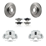 Front Brake Rotors Ceramic Pad Kit With Calipers For Ford Escape Mercury Mariner Mazda