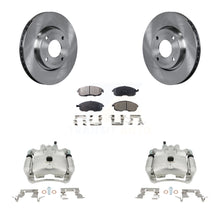 Load image into Gallery viewer, Front Disc Brake Rotors And Ceramic Pads Kit With Calipers For Nissan Sentra