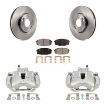 Charger l'image dans la galerie, Front Disc Brake Caliper Rotors And Ceramic Pads Kit For Kia Forte5 2.0L