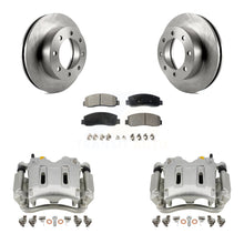Charger l'image dans la galerie, Front Disc Brake Rotor &amp; Ceramic Pad Kit With Calipers For Ford F-250 Super Duty F-350